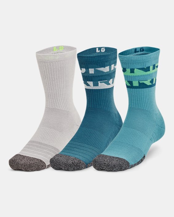 Unisex HeatGear® Crew Socks in Blue image number 0